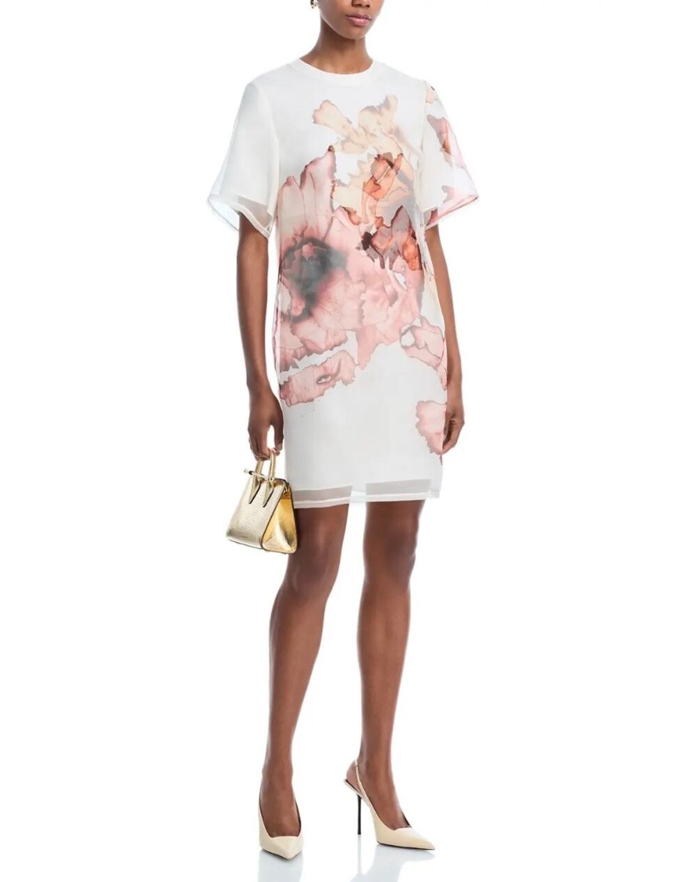 JASON WU 
Printed Silk Organza Shift Dress